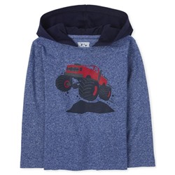 Toddler Boys Graphic Hoodie Top