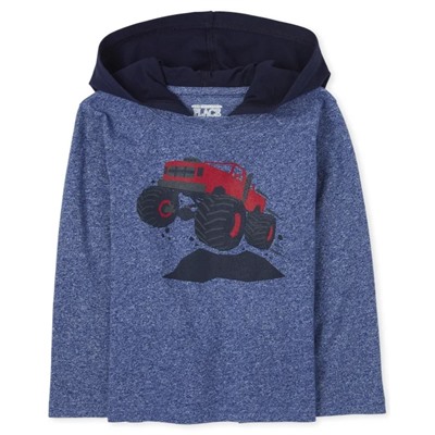 Toddler Boys Graphic Hoodie Top