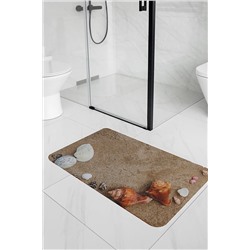 minufco 3D Desenli İç Dış Mekan Kullanıma Uygun Kaymaz Su Emici Üç Katmanlı Banyo Paspası mnfcpsps01