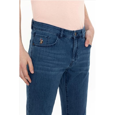 Erkek Açık Mavi Jean Pantolon