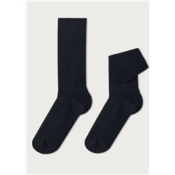 Herren-Knöchelsocken aus Baumwolle ohne Rand