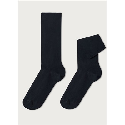 Herren-Knöchelsocken aus Baumwolle ohne Rand