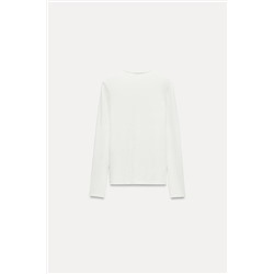 LONG SLEEVE COTTON T-SHIRT