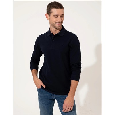Lacivert Slim Fit Sweatshirt