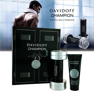 DAVIDOFF CHAMPION edt (m) 4ml+15 af/sh/balm+кошелек