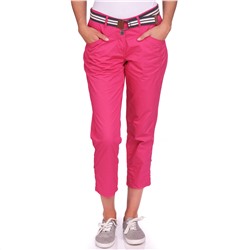 7/8 Damen Hose mit gestreiftem Gürtel