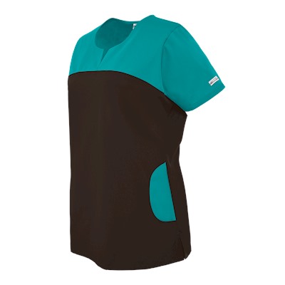 UA Best Buy Rounded Notch Neck Scrub Top