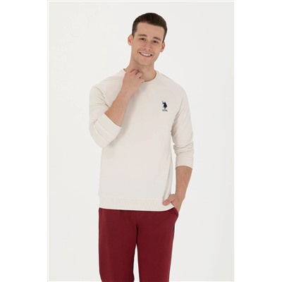 Erkek Taş Basic Sweatshirt