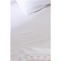 Abrial King Size %100 Pamuk Ranforce Baskılı Nevresim Takımı - Bej/Gri