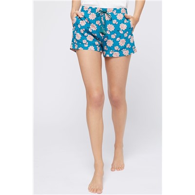 Short Valeria Turquesa y azul petróleo