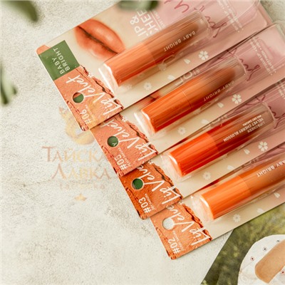 ТИНТ ДЛЯ ГУБ И ЩЕК МАТОВЫЙ «VELVET CHERRY BLOSSOM» (№05 PEACH SAKURA) BABY BRIGHT