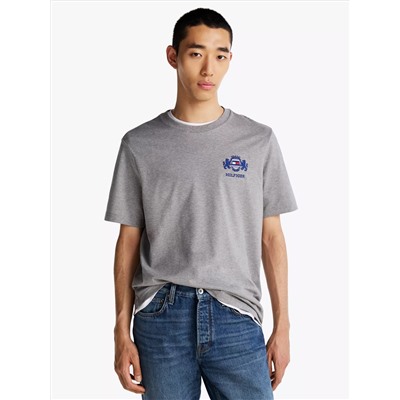 Embroidered Flag Crest T-Shirt