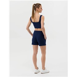 Lacivert Regular Fit Örme Şort