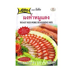Готовая приправа с паприкой Roast Red Pork  для жареной свинины от Lobo 100 гр / Lobo Roast Red Pork Seasoning Mix 100g