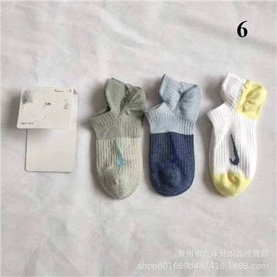 Классные короткие носки Nik*e 👟  Комплект из 3 пар