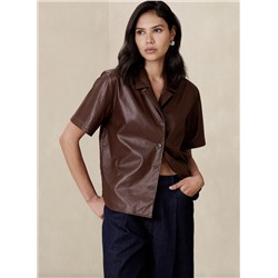 VEGAN LEATHER SHIRT