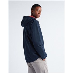 Hooded Nautical Parka, Men, Dark Blue