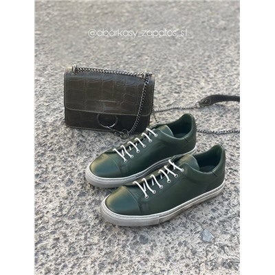 JOE SANCHEZ COR 19407 OLIVA+AB.Z · Pelle · 22-06 (430) ХАКИ АКЦИЯ