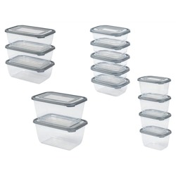 ERNESTO® Frischhaltedosen-Set, stapelbar