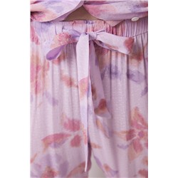 Pijama camisero Capri viscosa flores