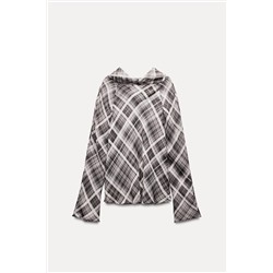 ZW COLLECTION PRINTED DRAPED TOP