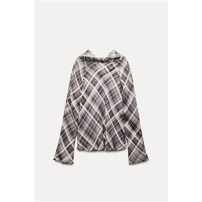 ZW COLLECTION PRINTED DRAPED TOP