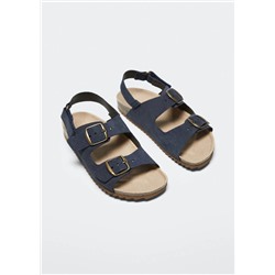 Sandalia piel hebillas -  Niño | MANGO OUTLET España