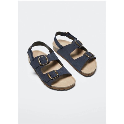 Sandalia piel hebillas -  Niño | MANGO OUTLET España