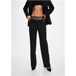 Pantalón recto traje -  Mujer | MANGO OUTLET Melilla
