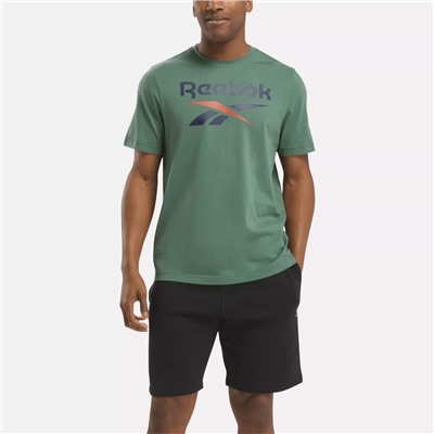 Men's Reebok Identity Big Stacked Logo T-Shirt