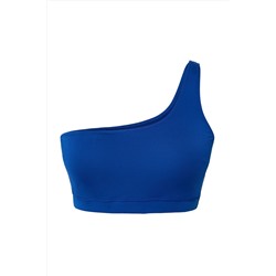 Mavi Tek Omuz Büyük Beden Bikini Üstü TBBSS25CT00004