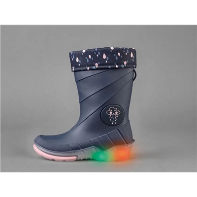 LUPILU® Kleinkinder Regenstiefel Mädchen, mit Licht