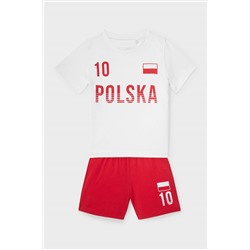 Shorty-Pyjama - Bio-Baumwolle - 2 teilig