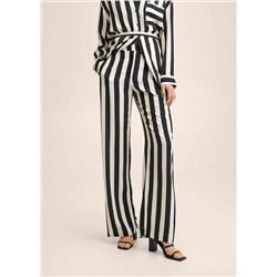 Pantalón fluido estampado -  Mujer | MANGO OUTLET Melilla