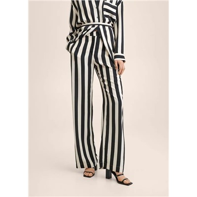 Pantalón fluido estampado -  Mujer | MANGO OUTLET Melilla
