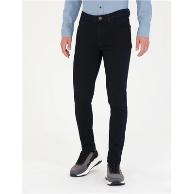 Koyu Lacivert Slim Fit Jean Pantolon