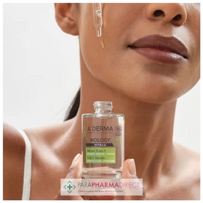 A-Derma Biology Hyalu Sérum 3-en-1 BIO 30 ml