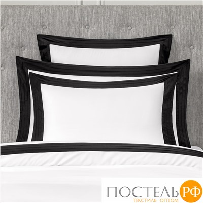 Togas ЭДЕМ бел/черн к-т наволочек 50х70, 2пр, 100% эвкалипт. волокно
