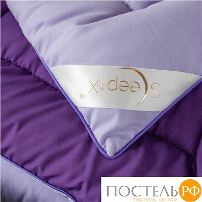 Одеяло 'Sleep iX' MultiColor 250 гр/м, 200х220 см, (цвет: Темно-фиолетовый+Фиолетовый) Код: 4605674032034