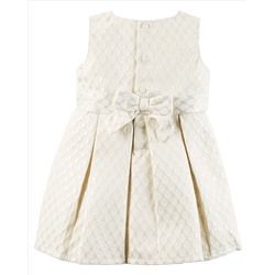 Metallic Jacquard Floral Dress
