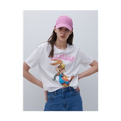 T-Shirt mit Warner Bros-Aufdruck