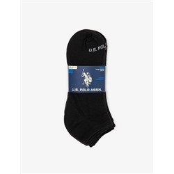 MENS 10PK BLACK LOW CUT SOCKS