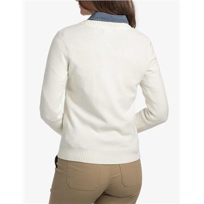 FLAG CREW NECK SWEATER