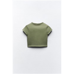 FITTED CROPPED T-SHIRT