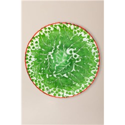 Nora Servis Tabağı - Yeşil - 33 cm