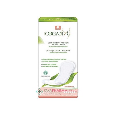 Organyc Maternité Serviettes Premiers Jours 12 serviettes