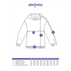 Худи PLAYTODAY, 1073622