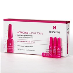 S*sd*rma Acglicolic Classic Forte Ampollas 10x1.5 ml