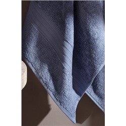 Martha Yüz Havlusu (TENCEL™) - Koyu Mavi - 50x80 cm