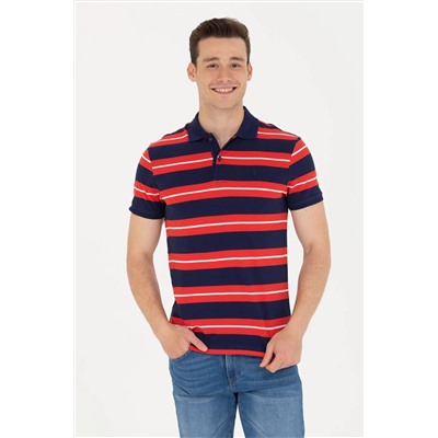 Erkek Lacivert Polo Yaka Tişört